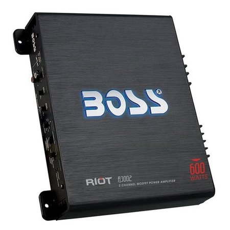 BOSS AUDIO BOSS AUDIO SYSTEMS R3002 Riot 600 Watts 2-Channel MOSFET Power Amplifier R3002